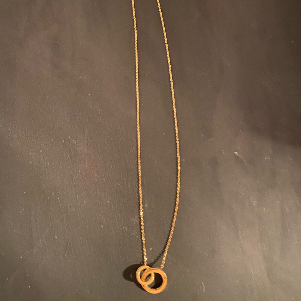 Michael Kors gold signature logo necklace - Picture 2 of 5